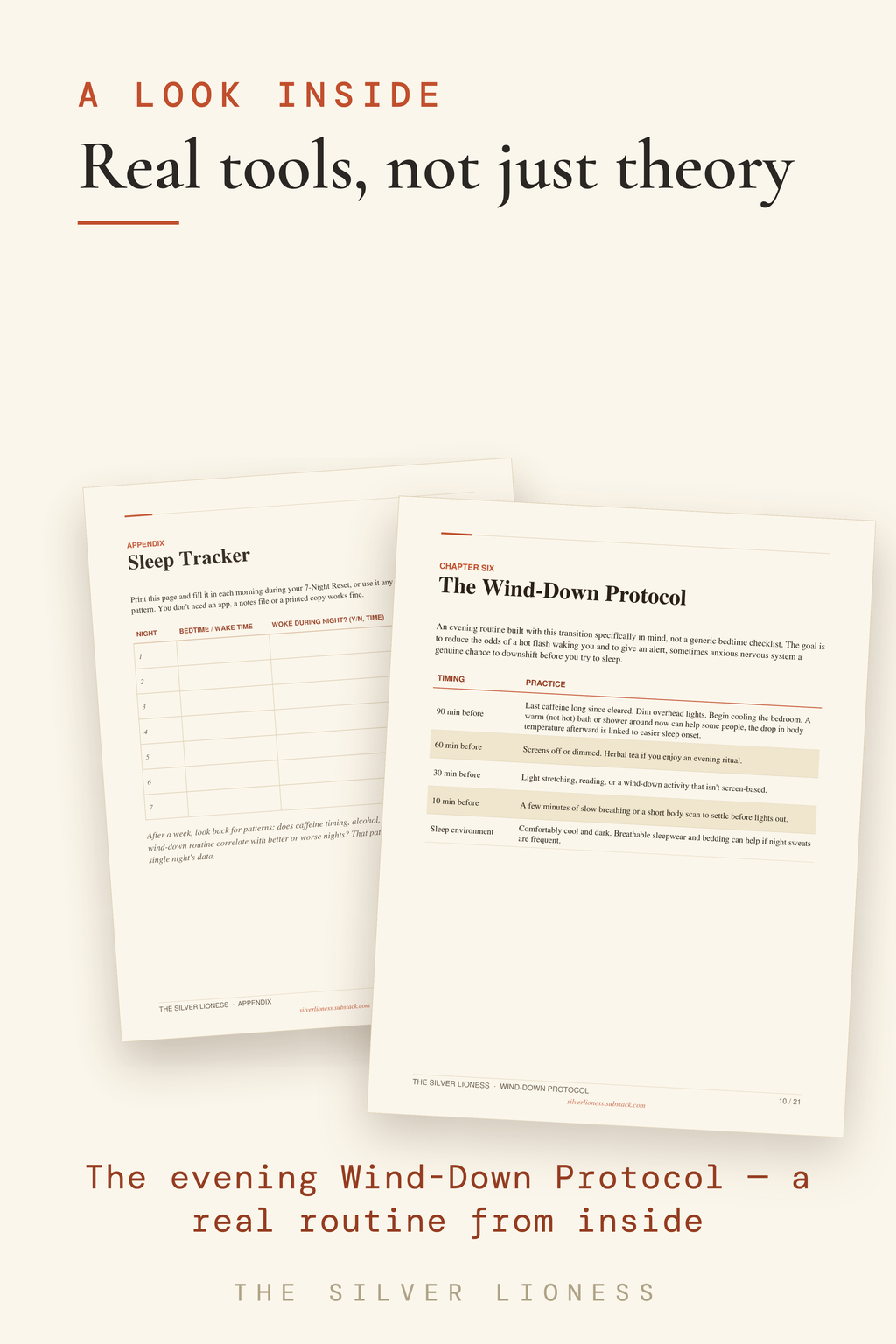Sleep Again — a look inside: Wind-Down Protocol and Sleep Tracker